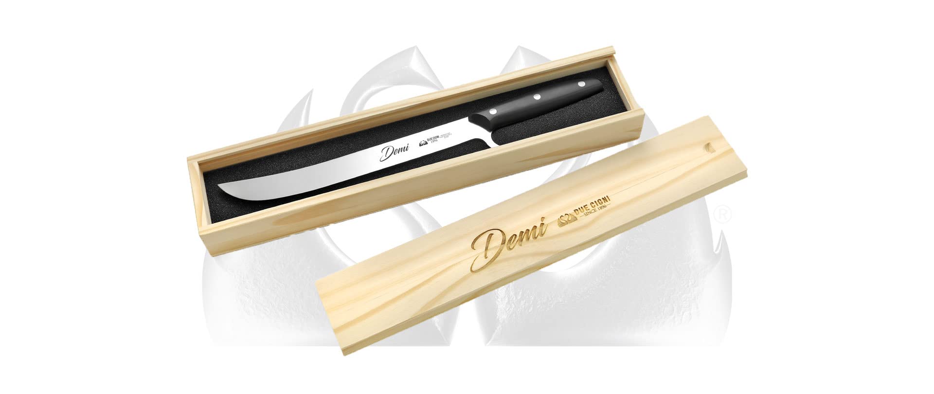 Due Cigni - Sciabolino DEMI per Sommelier con Cassettina in Legno da Esposizione - Design by FOX Knives -