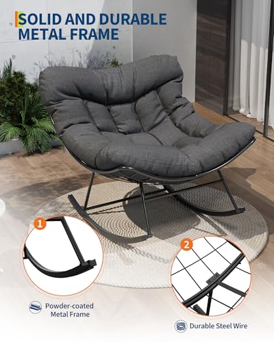 Sillón Plegable Tela Gris miniatura 6