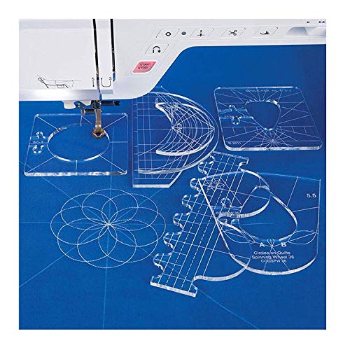 YICBOR RL-06 - Juego de muestras de regla para máquina de coser doméstica