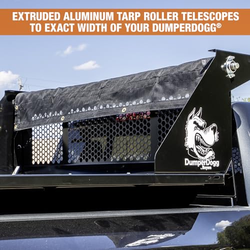 Image of Buyers Products DumperDogg DTR5511 Manual Dump Tarp Kit with 5-1 /3 Ft. X 11-1 /2 Ft. Mesh Tarp