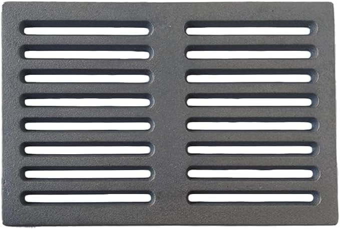 LUNA WAY CAST IRON - Grille en Fonte pour Cheminée | Résistant à la Chaleur | Compatible Poêle à Bois | Design pour Décendrage | Grille Fonte Insert,...