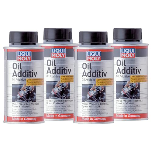 Liqui Moly 4X 1011 Oil Additiv Öl Zusatz MoS2 Verschleissschutz Öl-Additiv 125