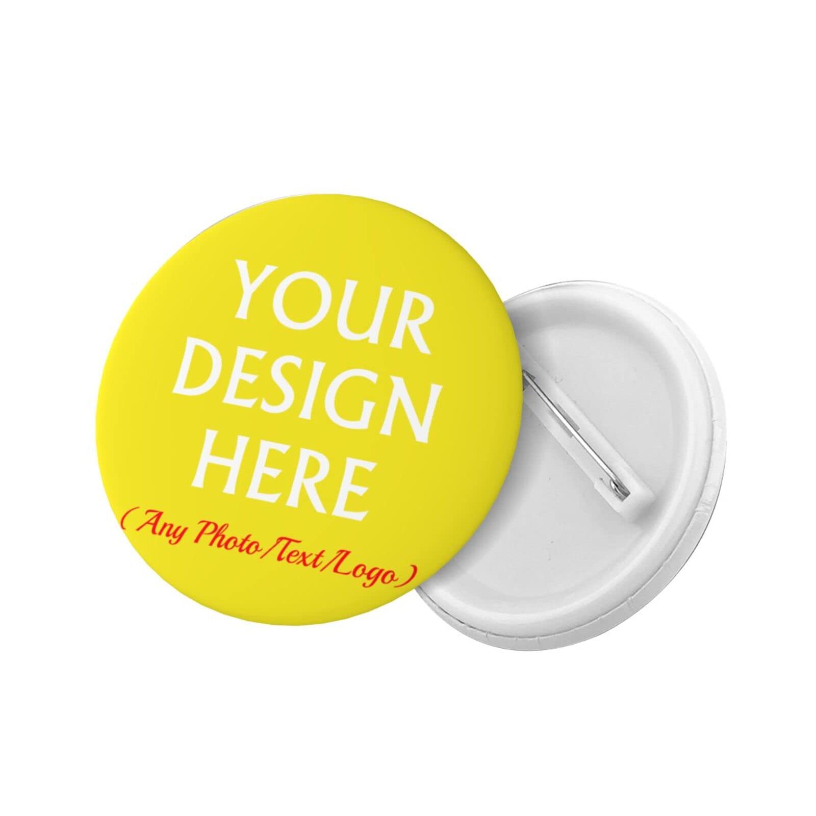 Alfileres personalizados Diseñe sus propios alfileres de solapa Alfileres personalizados con su propia imagen Logotipo de texto Regalos de recuerdo