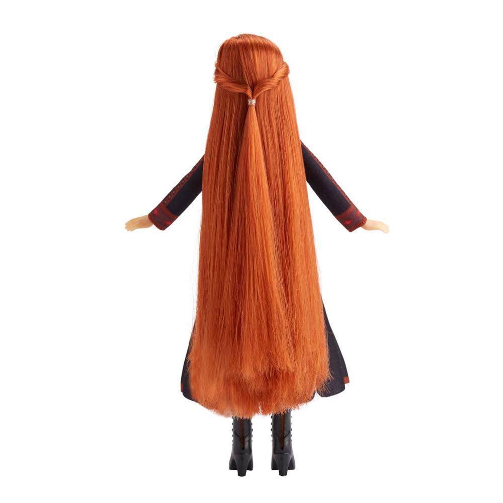 Disney Frozen Sister Styles Anna Fashion Doll with Extra-Long Red Hair, Braiding Tool and Hair Clips - Toy for Kids Ages 5 and Up 4