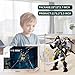 Mech Building Sets, Black Robot Mecha Building Kit with Two Knife, Collectible Gift for Teens Boys 8+, Compatible with Lego Mech Set, 534 PCS