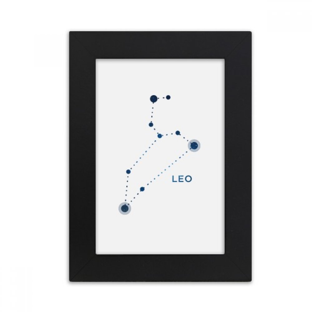 Constelación Leo marco de foto decorativo para mesa de noche y estudio moderno