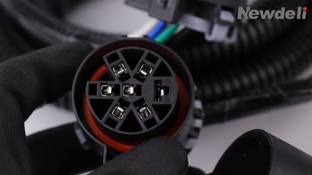 Aazon.co: X AUTOHAUX 7 Pin Trailer Wiring Harness Extension - View #7