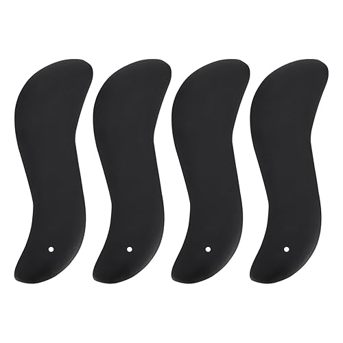 Healifty Rodillo de masaje 4 unids arruga cara Gua Anti- raspador de cristal belleza hombres Sha Guasha Jade Masajeador de cuello Junta Masajeador