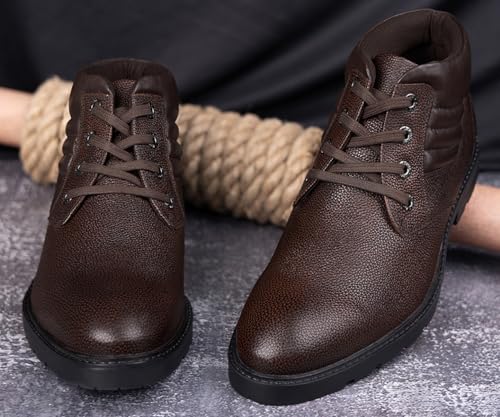 Image of LOUIS STITCH Italian Leather Chukka Boot For Men | Handcrafted | High Ankle Mens Boot | Hiking and Biking Boot (BT-WBNDCK)