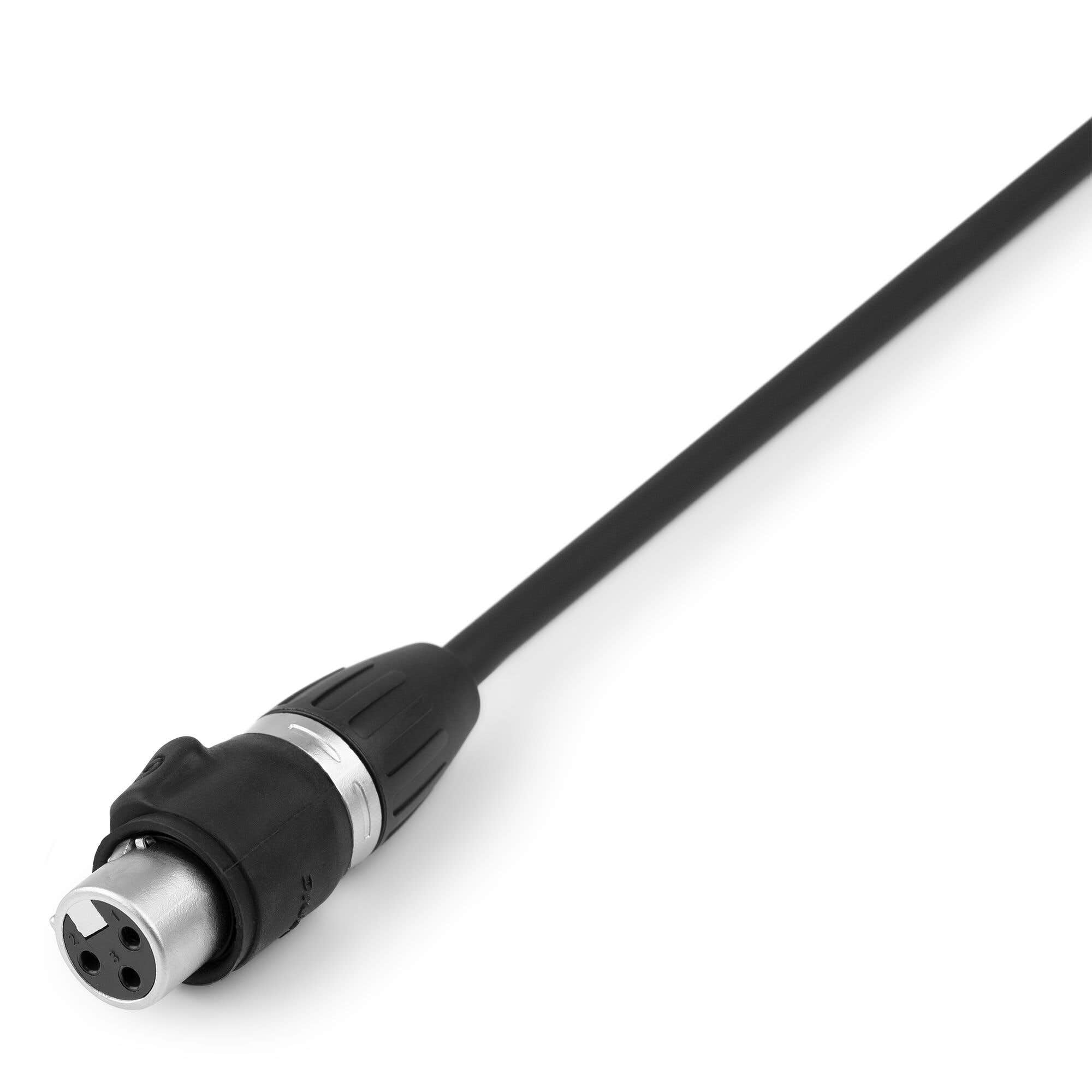 CX104-20 Câble DMX Mâle/Femelle Étanche IP65 XLR 3 Broches 20m - Câble DMX Résistant à l’Eau et la Poussière, Idéal pour Raccorder vos Jeux de Lumière en Extérieur