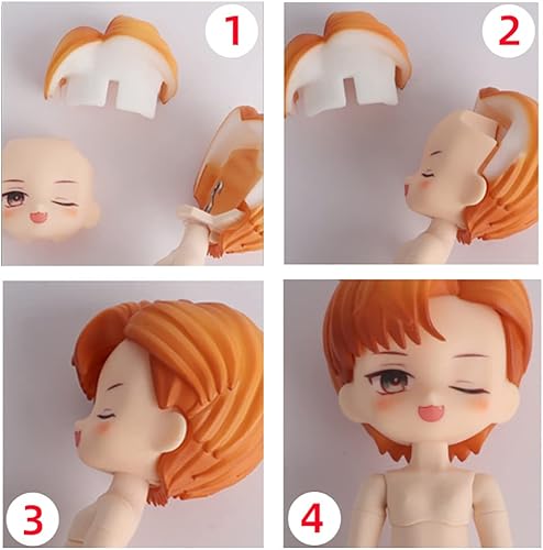 Miniatura 6 de Nuevo cuerpo de muñeca 112BJD para cabeza GSC, muñeca OB11 reemplazo cuerpo, con accesorios de cuerpo de animales, tres usos, figuras de acción