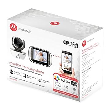 Motorola MBP853CONNECT Dual Mode Baby Monitor with 3.5-Inch LCD Parent Monitor and Wi-Fi Internet Viewing