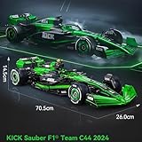 Ebortsin Racing F1 Building Blocks for Kick Sauber, C44 F1 Racing Car Building Kits, 1:8 Collectible Model Technology Cars Building Toy, Gifts for F1 Fans and Adults, Compatible with L***, 2553 PCS - Image 2