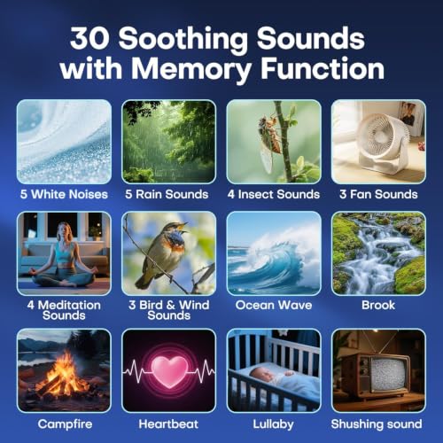 Image of COOLNIGHT Ambient Lighting Sound Machine Aurora Night Light Projector with 30 Sounds,16 Colors Star Northern Lights Projector, Remote Timer Ocean Projector for Bedroom Gaming Living Room