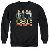 CSI Miami Herren Pullover The Cast In Black Gr. XXXL, Schwarz