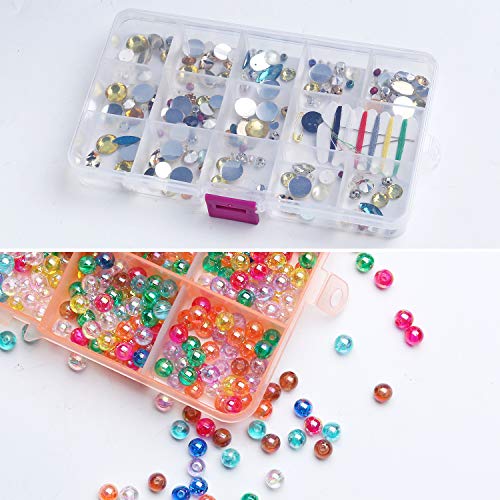 Tatuer Sortierboxen für Kleinteile Perlen Ohrringe Aufbewahrungsboxen Plastik Schmuck Einstellbar Sortimentskasten – Bild 5
