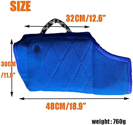 JINXING Dog Training bite Sleeves Thicker Texture Linen Durable for Young Adult Dog Biting and Protect The arm Well