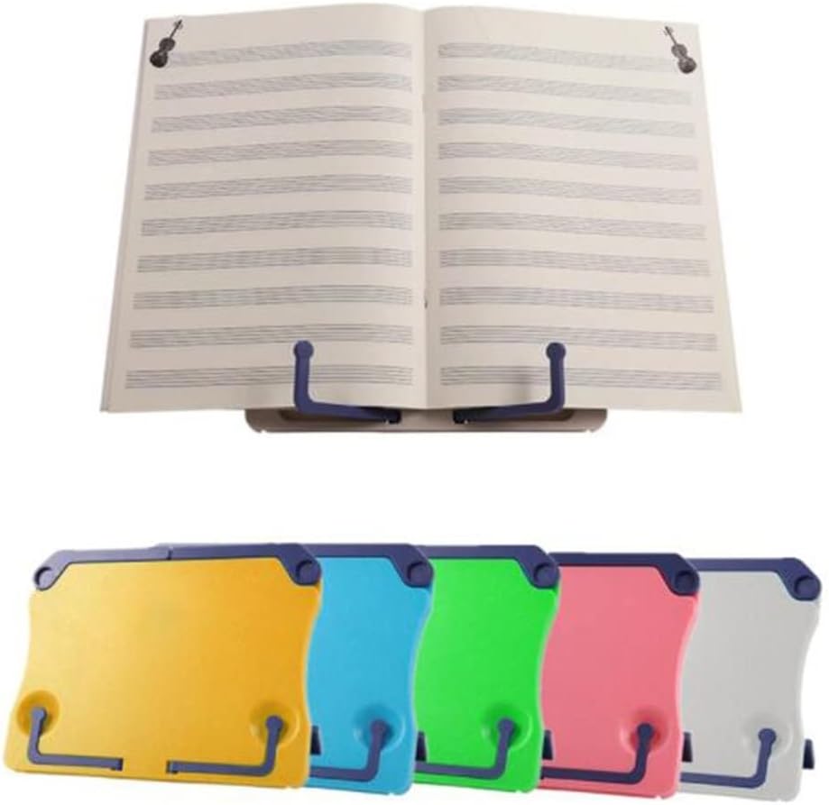Folding Portable Desktop Sheet Music Book Stand Holder Table Top Cook Bookend Reading Shelf Organizer image 3