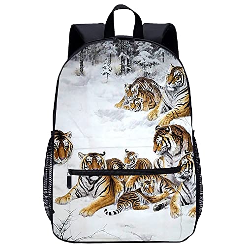Mochilas ligeras de tigre para evitar dolores de espalda en el colegio e instituto