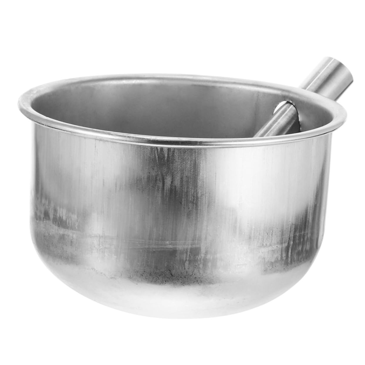 Happyyami Stainless Steel Pig Drinking Water Bowl Automatic Feeder Guinea Pig Bowls Pigs Water Bowl Pig Bowl Farm Pig Drinking Fountain Livestock Drinking Water Bowl Silver