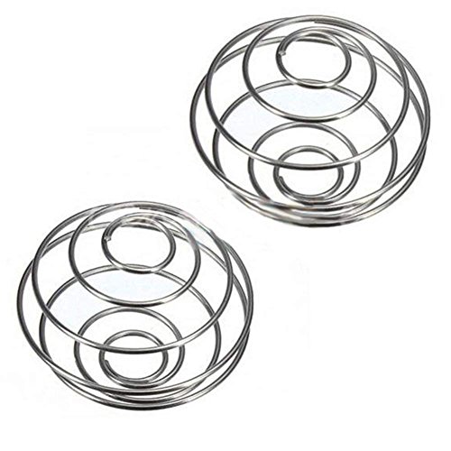 Sitrda Lot de 2 Boules Mixtes en Acier Inoxydable avec Fil de Ressort pour Shaker Cover