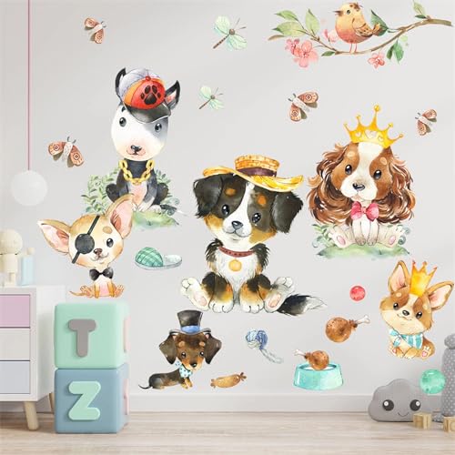 Vinilos Decorativos de Perros para Pared 2 Piezas miniatura 3