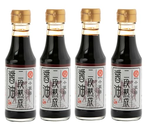 タケサン 小豆島 二段 熟成 醤油 150ml×4本