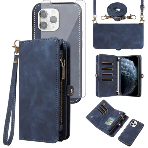 Coque iPhone 11 Pro Max avec fermeture éclair et bandoulière pour vos sorties