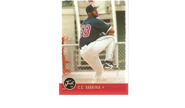 1999 Topps C.C. サバシア ルーキー直書き直筆サインカード レア