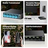 TP-Link LS105GP 5 Port Gigabit PoE Switch, 4x Gigabit PoE+ Ports, 802.3af/at 30W, 65W Total Budget, Network Switch, Power Saving, Plug & Play, Metal Case, Ethernet Switch, Ethernet Splitter - Image 3