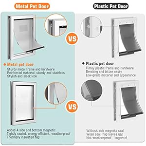 Ownpets Aluminum Giant Canine Door Pet Door for Inside and Exterior Doorways with Magnetic Flap and Lockable Sliding Panel Heavy Obligation Doggy Door for Canines As Much As 100lbs  Cucciolini Doodles Ownpets aluminum giant canine door pet door for inside and exterior doorways with magnetic flap and lockable sliding panel heavy obligation doggy door for canines as much as 100lbs   cucciolini doodles