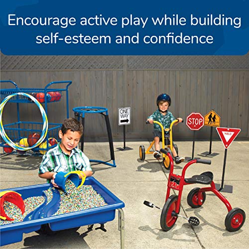 Angeles MyRider Easy Rider Trike Bike, Yellow –Perfect for Little RidersAges 4+ –Kids TricycleEncourages Active Play, Supports up to 70 lbs., Durable Design with Built-In Safety Features (AFB3640)