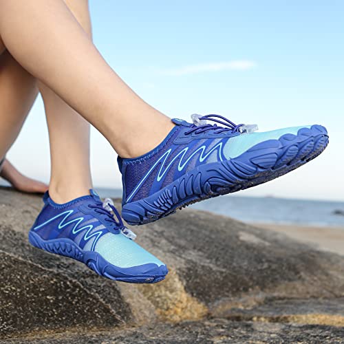 Image of ziitop Water Shoes for Men Women Beach Barefoot Swim Rock Climbing Pool Shoes Socks, Anti-Slip Breathable Quick Dry Lightweight Slip-on, Outdoor Sport Hiking Walking Boating Fishing Diving Surfing