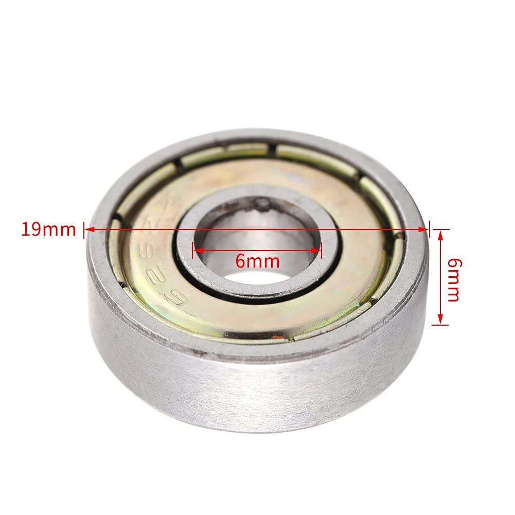Pack X10u Rodamiento De Bolas 6 X 19 X 6mm 626zz - Cimech 3d | Cuotas sin interés