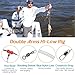 AGOOL Fishing Leader Saltwater Tackle Rig with Swivel Snaps Beads Surf Fishing Rigs High Strength Steel Wire Leaders Gear Equipment for Lures Bait Hooks, 1Arm 2Arms & 3Arms