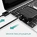 immagine 2POSUGEAR Cavo da USB 3.0 a SATA I/II/III per SSD HDD da 2,5/3,5 Pollici, Supporta UASP Adattatore per Disco Rigido, con Alimentatore Esterno 12V 2A