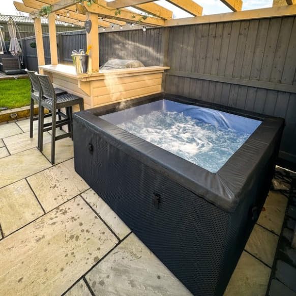 Spa Semi-Rigide Netspa Idaho - 6 Places Coloris Pebble White 70/90 Airjets massants