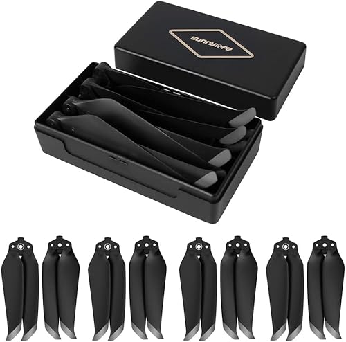(4 pares) Mavic Air 2Air 2s hélices de bajo ruido + hélices de almacenamiento, cuchillas de repuesto, accesorio de Quadcopter, liberación rápida