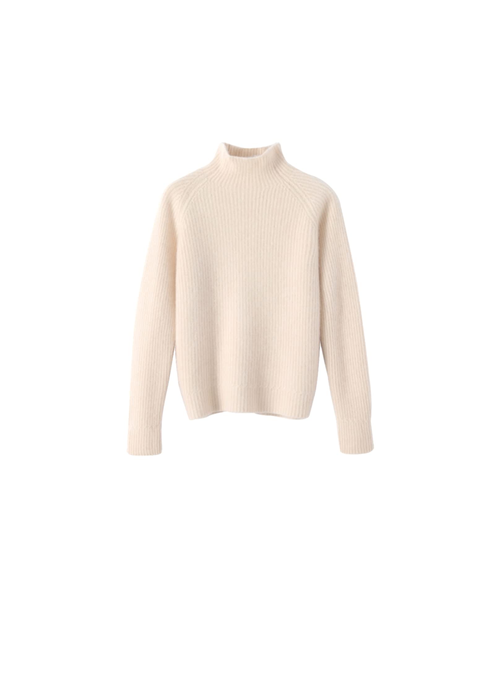 XIAOTONG Casual mid-Neck Pullover Knitted Wool Sweater