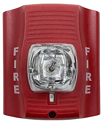 HD 60 Day Battery Powered Fire Alarm Strobe SD Self Recording Spy Camera Hidden Nanny Cam (Non-WiFi, SD Card Record Only, SR Model) - Made in The USA
