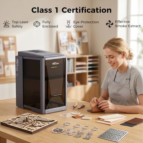 Image of Creality Falcon T1 5W UV Laser Engraver, Industry-First Cold Laser Cutter for Inner Engraving, Captures Portraits and 3D Scenes Inside Glass, Crystal, Acrylic, AI Powered Simplicity