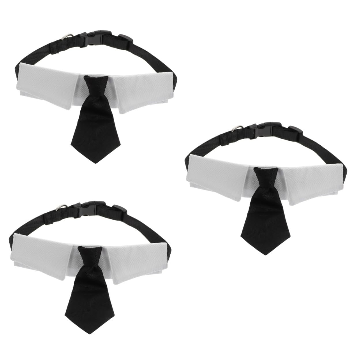 Cravate pour animaux BESPORTBLE : lot de 3 colliers élégants pour chiens et chats.