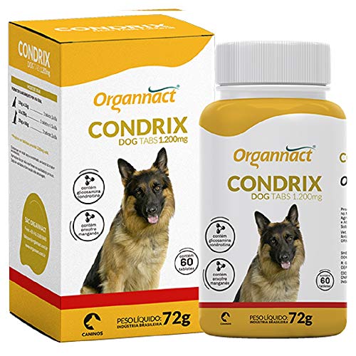Combo 3un Organnact Condrix Dog 1200mg 60 Tabs Cada