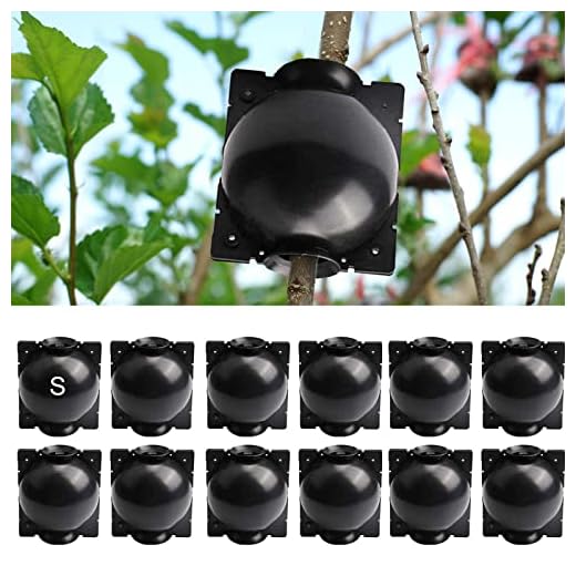 ZUCKBOX 12 PCS Plant Root Growing Box, Reusable Air Layering Propagation Kit Plant Rooting Ball Rooting Ball Grafting Tools, Plant Rooting Grafting Box for Fast Propagation Plants, Small