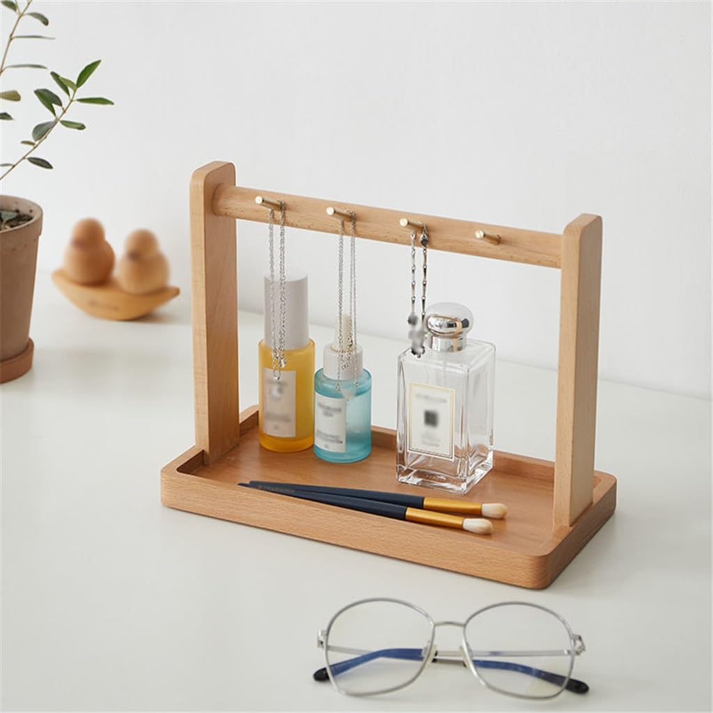 FMURY - Portachiavi, in legno massello, realizzato a mano, decorazione artigianale