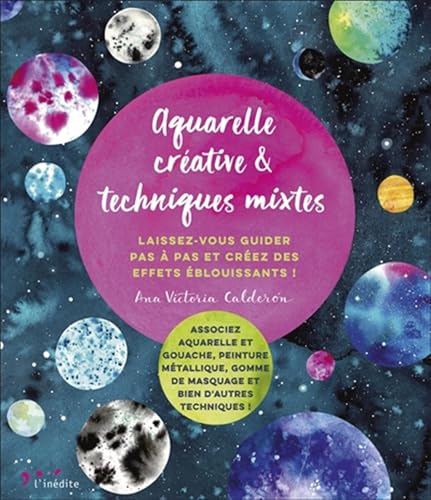 livre Aquarelle créative & techniques mixtes