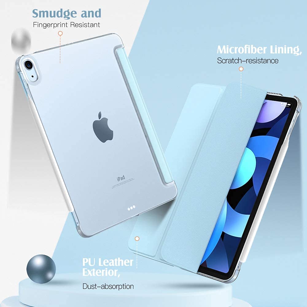 MOCA Smart Flip Cover Case for iPad Mini 6 6th Generation 2021 8.3 Inch A2567 A2568 A2569 iPad Slim Stand Shell Protective Cover Case