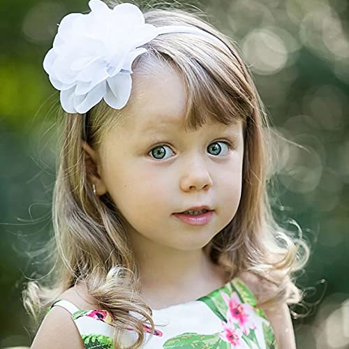 Ded 30Pcs Girls Headbands Chiffon Flower Bows Soft Strecth Bands Hair Accessories For Newborns Infants Toddlers And Kids #TOP5