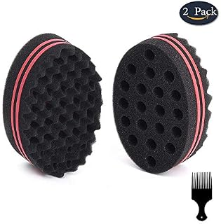 BIGEDDIE Big Holes Sponge for Hair, Twist Sponge, Magic Sponge Brush, Afro Hair