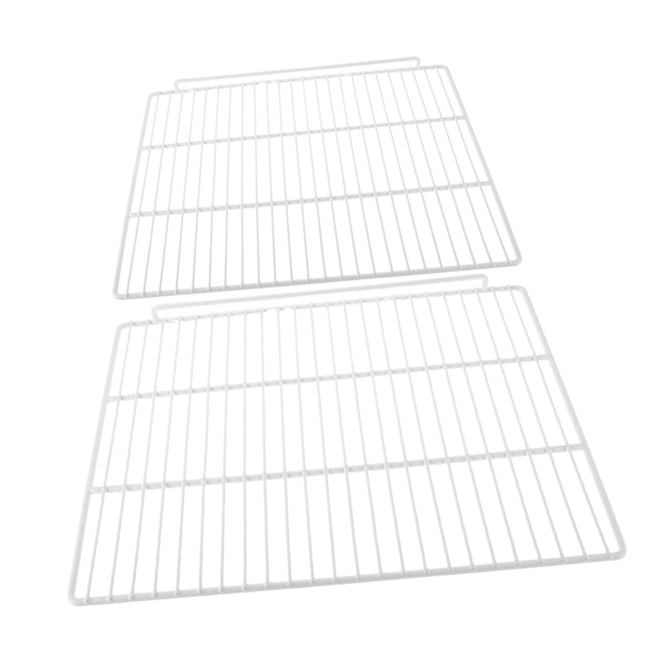 Homoyoyo 2 Piezas Estantes para Congelador Ajustables Repuestos Divisores Metálicos para Refrigerador Compatibles con Varios Organizador Horizontal para Almacenamiento